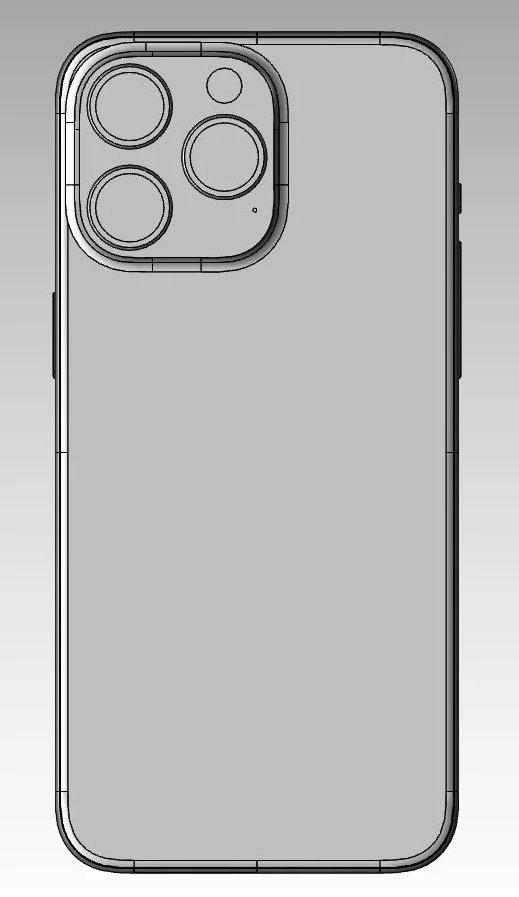 更多细节的 iPhone 15 Pro Max CAD图来了
