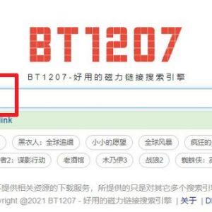 bt1207_bt磁力搜索器(含教程)