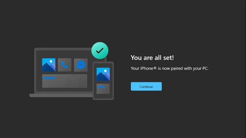 微软Phone Link让iPhone用户也能在PC电脑上使用iMessage