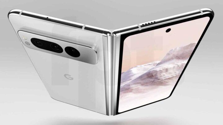 Google Pixel Fold 折叠手机渲染图曝光