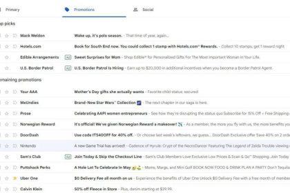 Gmail新广告版位让用户感到困惑