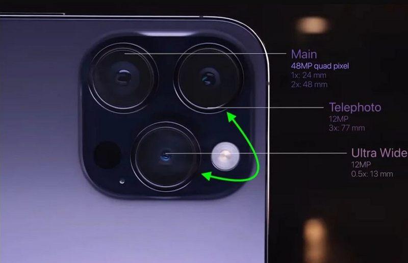iPhone 15 Pro Max 镜头排列位置将改变