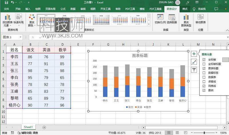 excel柱状图怎么做(excel制作柱状图的方法技巧)