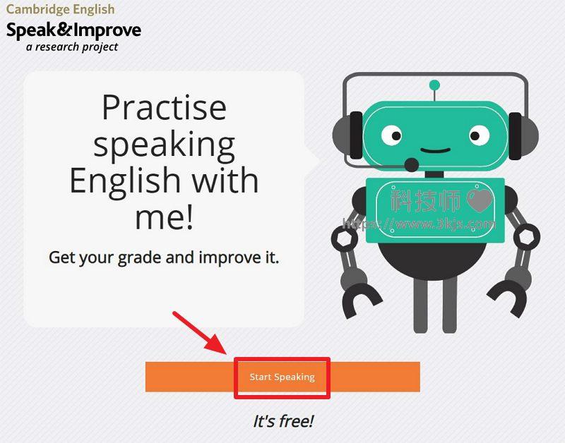 Speak & Improve - 英语口语练习在线工具