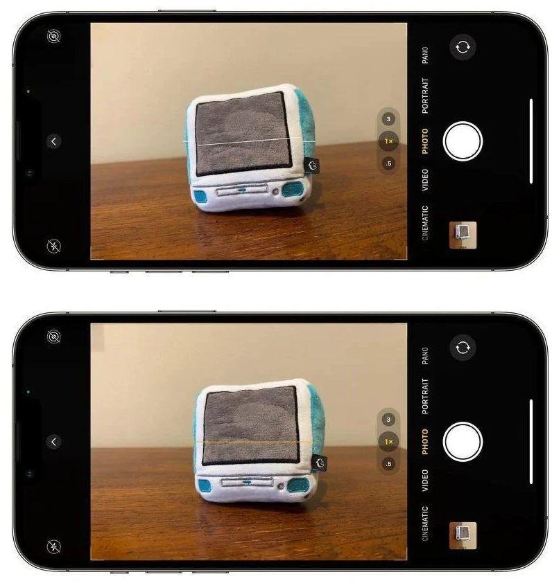 iOS 17 相机加入“水平线”辅助线功能：调正角度拍摄更方便