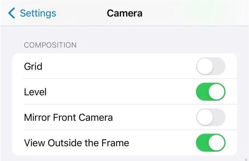 iOS 17 相机加入“水平线”辅助线功能：调正角度拍摄更方便