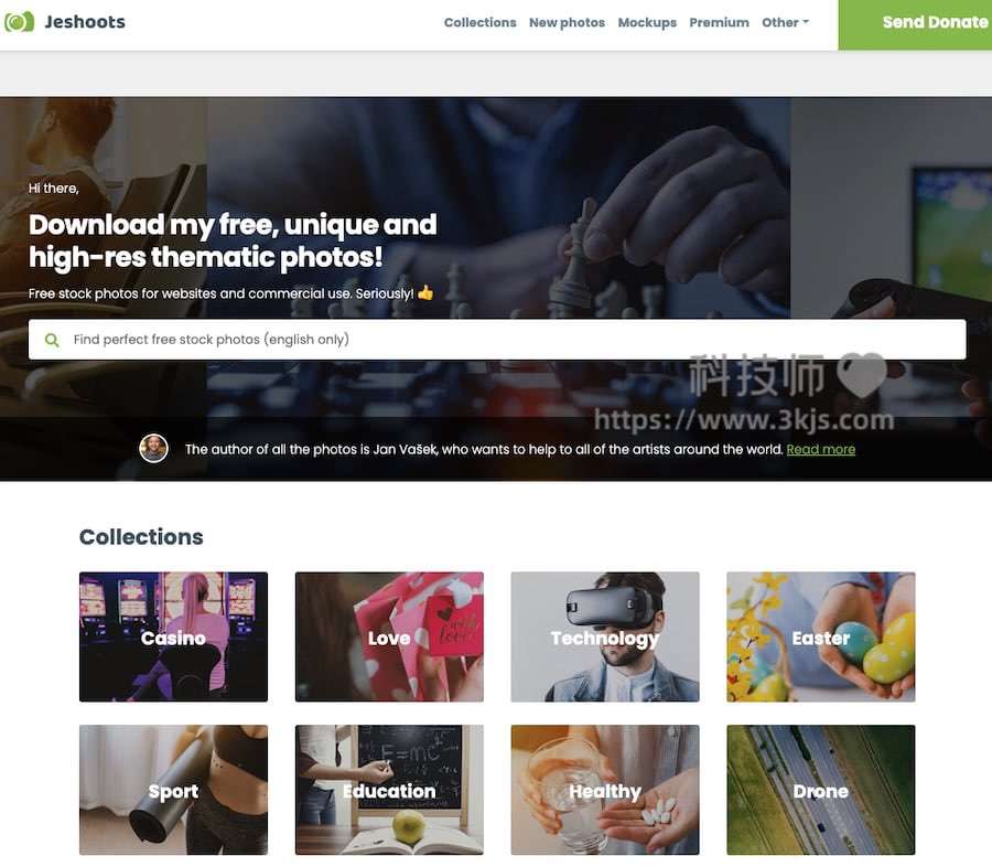 Jeshoots - 无版权图片网站(附教程)