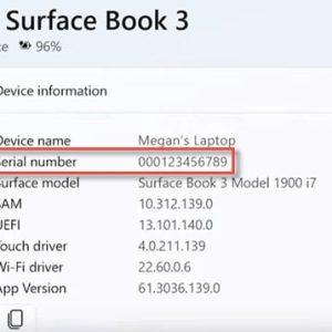 surface序列号在线查询(微软surface序列号查询真伪)
