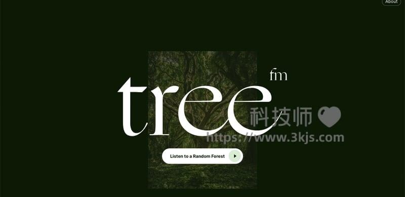 tree.fm - 森林白噪音在线收听网站(附教程)