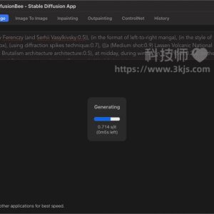 DiffusionBee - Stable Diffusion离线版客户端(附教程)