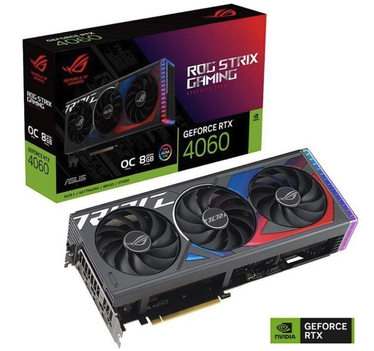 华硕推出两款 GeForce RTX 4060 显卡