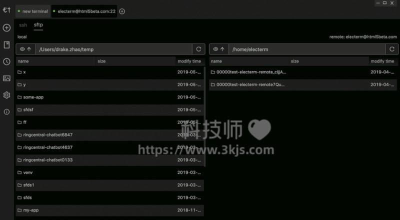 electerm - 跨平台的终端/SSH/SFTP客户端