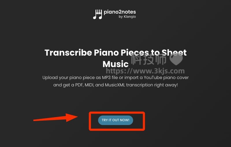 piano2notes - 钢琴曲音乐转乐谱在线工具(含教程)