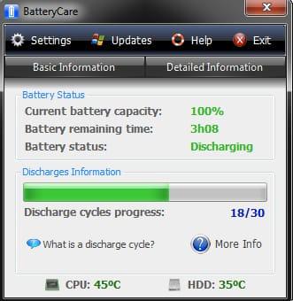 batterycare - 笔记本电脑电池监测及充电优化软件