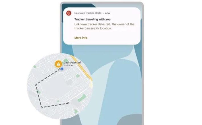谷歌为Android打造 AirTag 反追踪功能 ：打击恶意追踪