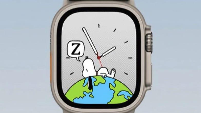 苹果 watchOS 10 带来全新史努比表盘