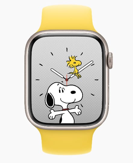 苹果 watchOS 10 带来全新史努比表盘