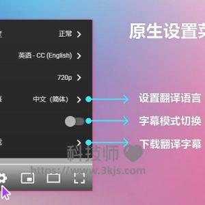 YouTube双字幕 - 谷歌浏览器youtube双语字幕插件(含教程)