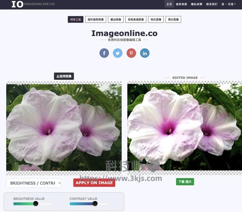 Imageonline.io - 在线图片编辑（含教程）