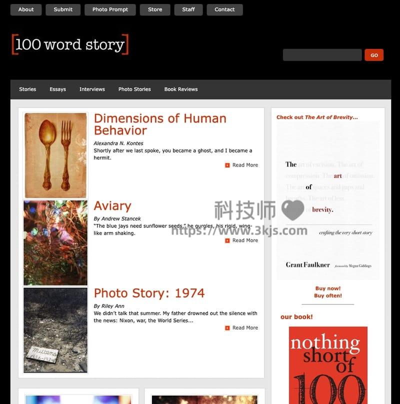 100 word story - 英语短故事在线网站(含教程)