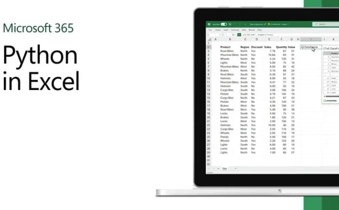 微软宣布Excel将原生集成Python解释器