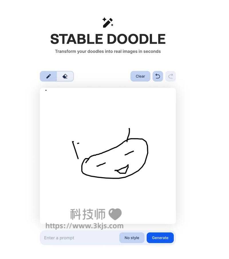 STABLE DOODLE - 根据草图生成图像的在线AI工具(含教程)