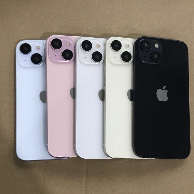 大量 iPhone 15、iPhone 15 Pro 模型机图片曝光