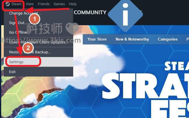 steam怎么设置中文(手把手教你steam设置为中文界面)