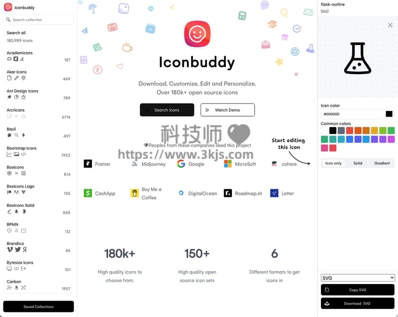 Iconbuddy - 免费icon素材图标库(含教程)