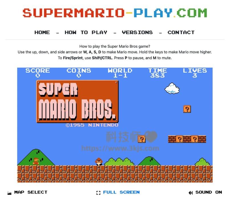 Super Mario Play  - 超级马里奥在线玩(含教程)