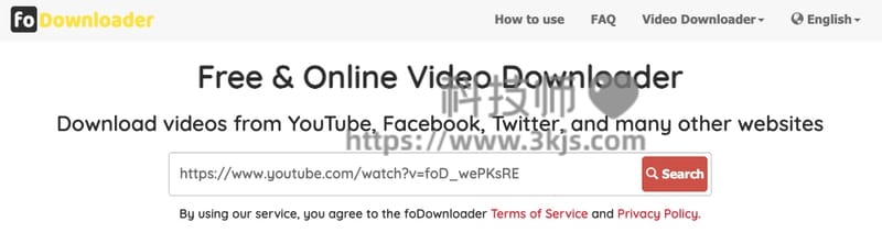 foDdownloader - 在线视频下载在线工具(含教程)