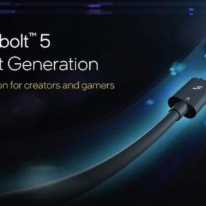 英特尔正式发布 Thunderbolt 5：支持连接3台144Hz 4K显示器