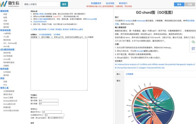 微生信 - 在线版生物绘图软件(含教程)