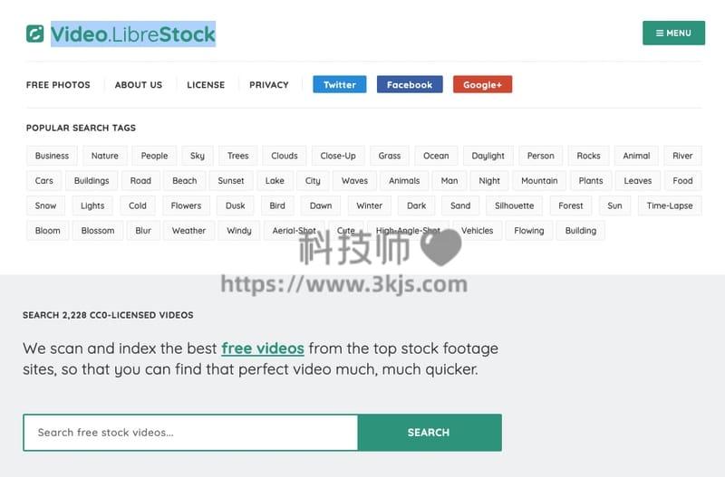 Video.LibreStock - 免费视频素材搜索引擎(含教程)