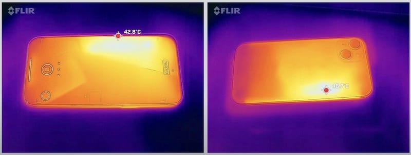 iPhone 15 Pro不打游戏也非常热：红外线相机找出机身热点