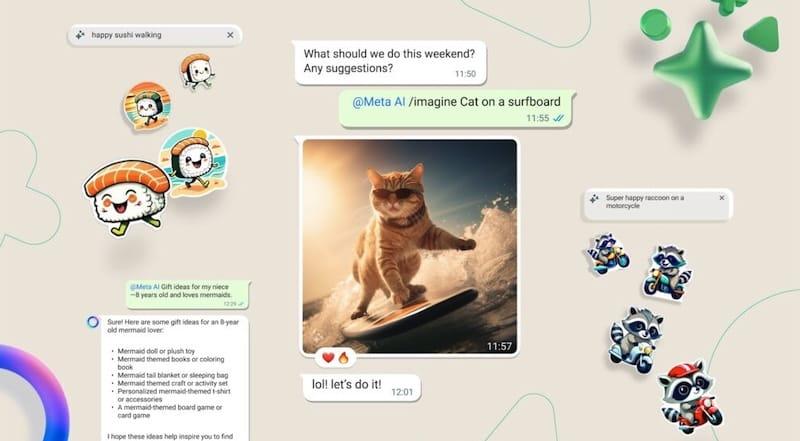 Meta宣布WhatsApp将新增生成式AI功能