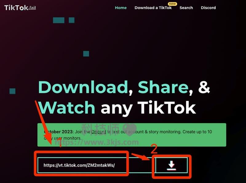 Tik.fail - tiktok视频下载以及tiktok视频镜像站(含教程)