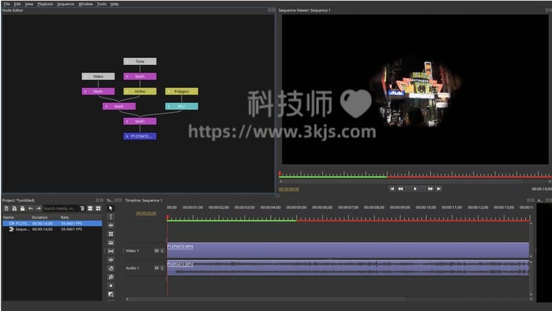 Olive Video Editor - 免费视频剪辑软件(支持Win/Mac/Linux)