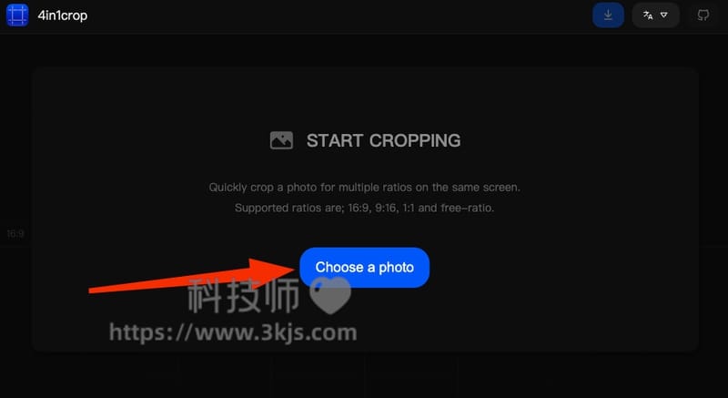 4in1crop - 图片在线裁剪工具(含教程)