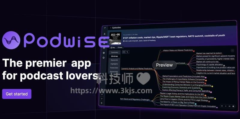 Podwise - 为播客听众设计的知识管理工具