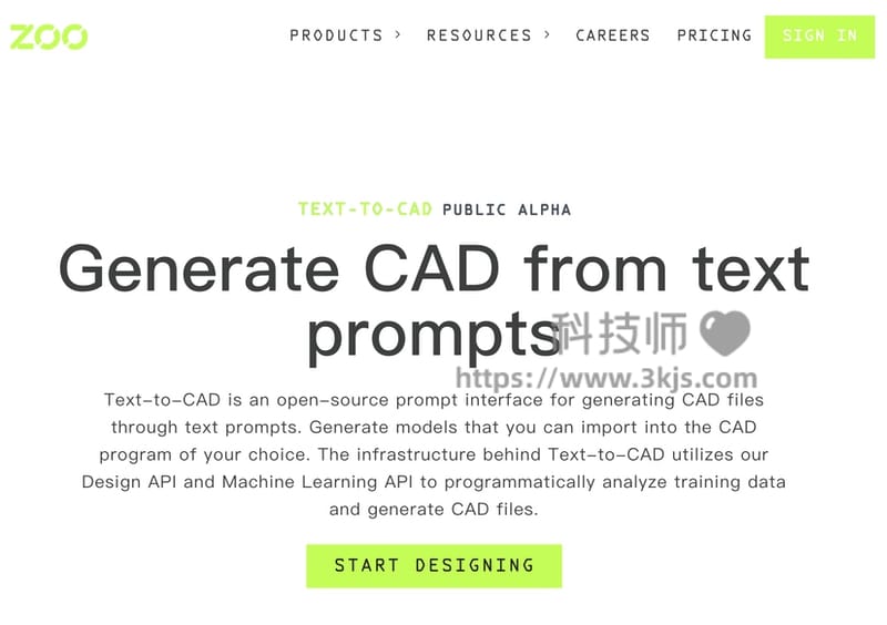 TEXT-TO-CAD ：通过文本提示生成CAD文件的在线AI工具