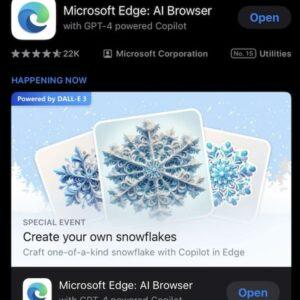 微软悄悄为将Edge浏览器以 AI Browser 作称呼