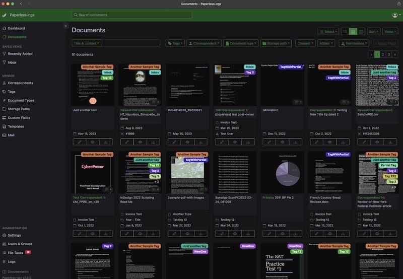 Paperless-ngx：开源免费的文档管理系统