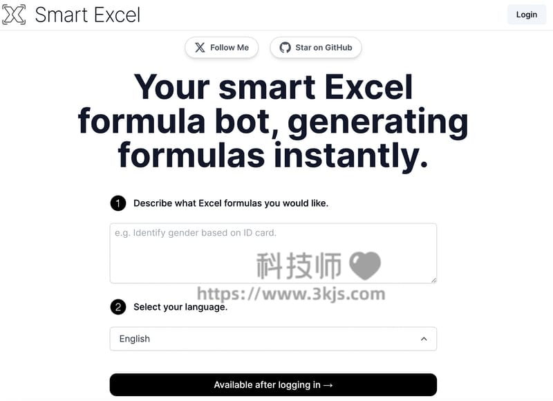 Smart Excel - 基于AI的Excel公式生成器