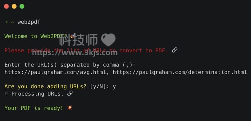 Web2pdf - 网页转PDF工具