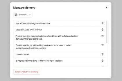 ChatGPT新增记忆功能，教它一次就会记住