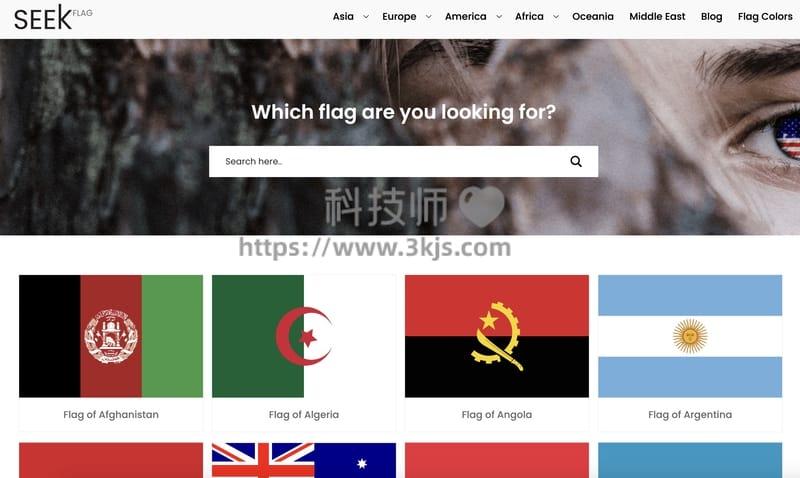 SEEK FLAG - 各国国旗图片网站