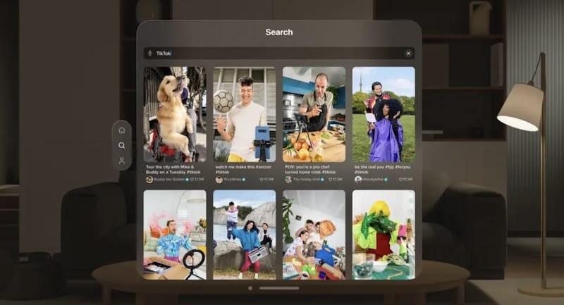TikTok推出 Vision Pro 专用App