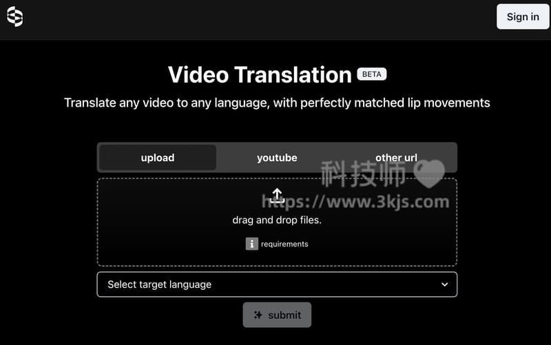 Translation AI - 匹配口型的视频翻译工具(基于AI)