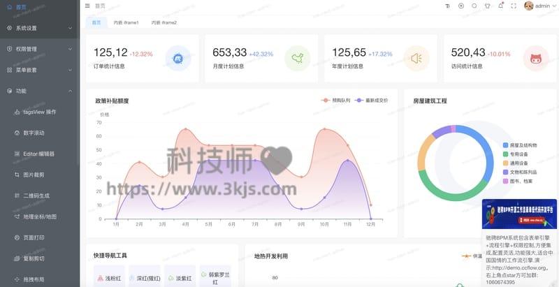 vue-next-admin ：开源后台管理模板库